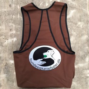 Firedog dummyvest Hunter brun med logo Bestillingsvare